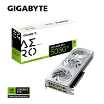 Obrázek GIGABYTE VGA NVIDIA GeForce RTX 5060 Ti AERO OC 8G, 8G GDDR7, 3xDP, 1xHDMI