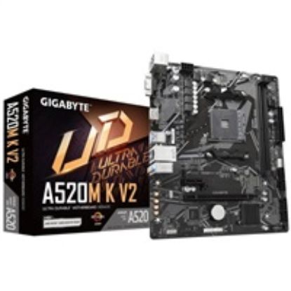 Obrázek GIGABYTE MB Sc AM4 A520M K V2, AMD A520M, 2xDDR4, 1xHDMI, 1xVGA, mATX