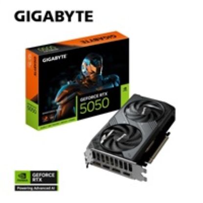 Obrázek GIGABYTE VGA NVIDIA GeForce RTX 5050 WINDFORCE OC 8G, 8G GDDR6, 2xDP, 2xHDMI