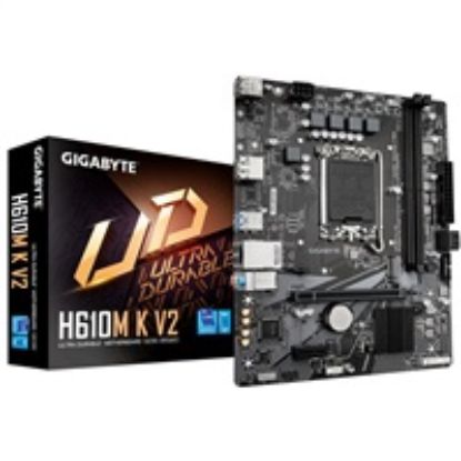 Obrázek GIGABYTE MB Sc LGA1700 H610M K V2, Intel H610, 2xDDR5, DP, HDMI, mATX