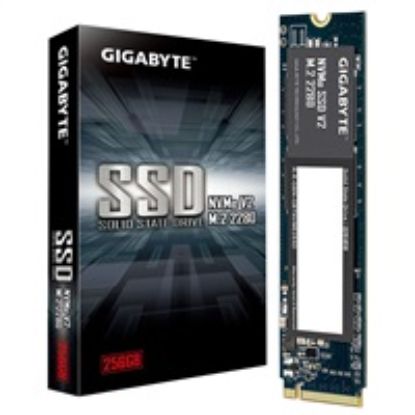 Obrázek GIGABYTE SSD NVMe V2 256 GB, PCIe Gen3 x 4, M.2 2280, (R: 3200MB/ s, W: 1200MB/ s)
