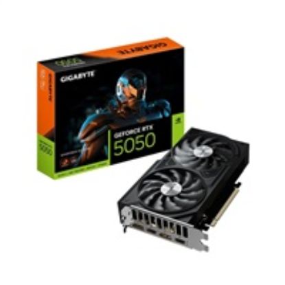 Obrázek GIGABYTE VGA NVIDIA GeForce RTX 5050 WINDFORCE OC V2 8G, 8G GDDR6, 2xDP, 2xHDMI