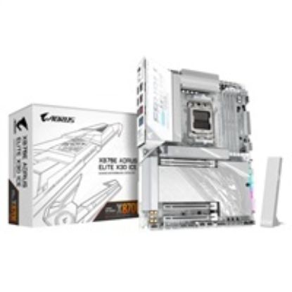 Obrázek GIGABYTE MB Sc AM5 X870E A PRO X ICE, AMD X870E, 4xDDR5, 2x USB- C, 2xHDMI, ATX