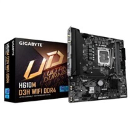 Obrázek GIGABYTE MB Sc LGA1700 H610M D3H WIFI DDR4, Intel H610, 2xDDR4, 1xHDMI, Wifi, mATX