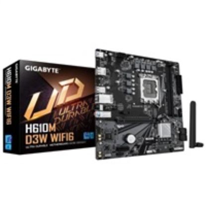 Obrázek GIGABYTE MB Sc LGA1700 H610M D3 W WIFI6, Intel H610, 2xDDR5, 1xHDMI, 1xDP, Wifi, mATX