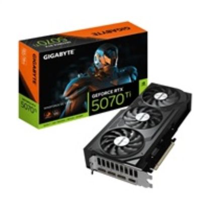 Obrázek GIGABYTE VGA NVIDIA GeForce RTX 5070 Ti WINDFORCE OC V2 16G, 16G GDDR7, 3xDP, 1xHDMI