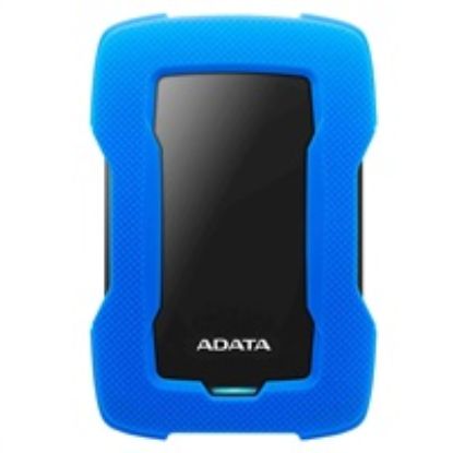 Obrázek ADATA Externí HDD 2 TB 2, 5" USB 3.1 HD330, BLUE COLOR BOX, modrý (gumový, nárazu odolný)