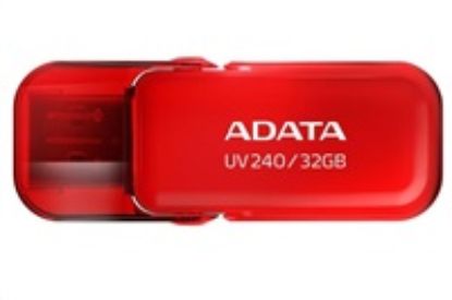 Obrázek ADATA Flash Disk 32 GB UV240, USB 2.0 Dash Drive, červená