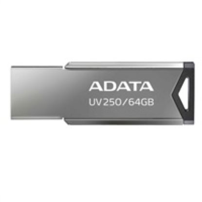 Obrázek ADATA Flash Disk 64 GB UV250, USB 2.0 Dash Drive, stříbrná