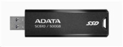 Obrázek ADATA Externí SSD 2 TB SC610, USB- A 3.2, černá