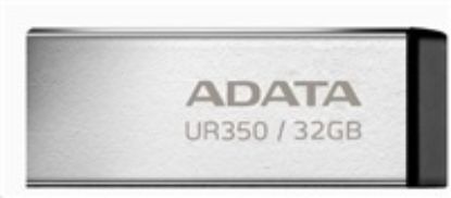 Obrázek ADATA Flash Disk 32 GB UR350, USB 3.2 Dash Drive, kov černá