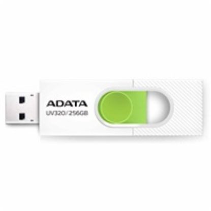 Obrázek ADATA Flash Disk 256 GB UV320, USB 3.2, bílo- zelená