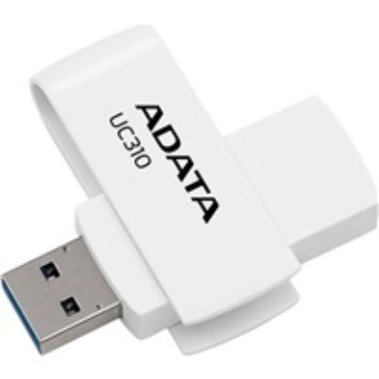 Obrázek ADATA Flash Disk 64 GB UC310, USB 3.2, bílá