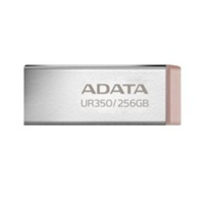 Obrázek ADATA Flash Disk 256 GB UR350, USB 3.2, stříbrno- hnědá