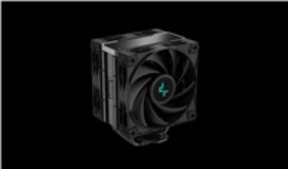 Obrázek DEEPCOOL CPU Chladič AK400 ZERO DARK PLUS, 2 x 120mm, LGA1851, AM5, černá