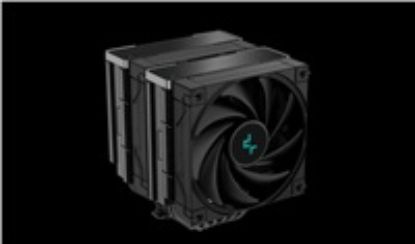 Obrázek DEEPCOOL CPU Chladič AK620 ZERO DARK, 2 x 120mm, LGA1851, AM5, černá