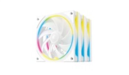 Obrázek DEEPCOOL Ventilátor FL12 SE WH 3v1, 3x 120mm, ARGB, bílá
