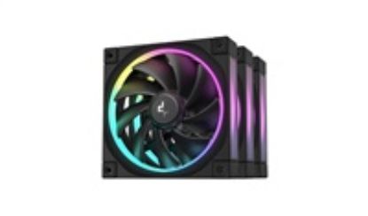 Obrázek DEEPCOOL Ventilátor FL12 3v1, 3 x 120mm, ARGB, černá