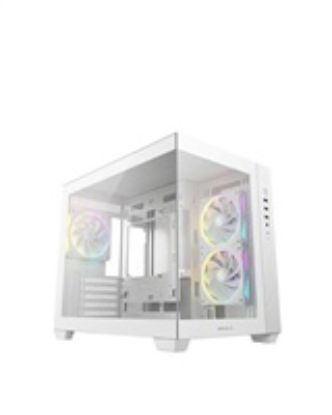 Obrázek DEEPCOOL Case CG330 3F, mATX, Průhledná bočnice, 3 x 120mm ARGB Fan, bílá