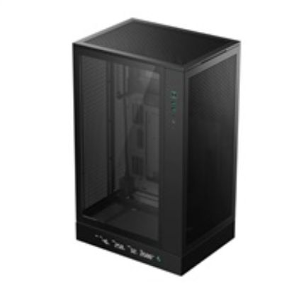 Obrázek DEEPCOOL Case CH270 PLUS, mATX, Průhledná bočnice, černá