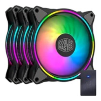 Obrázek Cooler Master ventilátor MasterFan MF120 Halo 3in1, 3 x 120mm, ARGB, černá