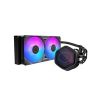Obrázek Cooler Master vodní chladič MasterLiquid Atmos II Pixel LED, 2 x 120mm, LGA1851, AM5, černá