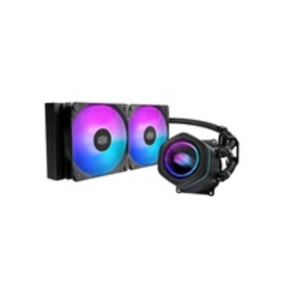 Obrázek Cooler Master vodní chladič MasterLiquid Core Nex 240, 2 x 120mm, LGA1851, AM5, černá