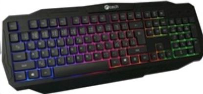 Obrázek C- TECH klávesnice Arcus (GKB- 15), casual gaming, CZ/ SK, duhové podsvícení, USB
