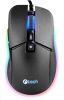 Obrázek C- TECH herní myš Dawn, casual gaming, 6400 DP I, RGB podsvícení, USB