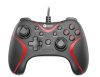 Obrázek C- TECH gamepad Theon pro PC/ PS3, 2 programovatelná makro tlačítka, 2x analog, X- input, vibrační, 1, 8m kab