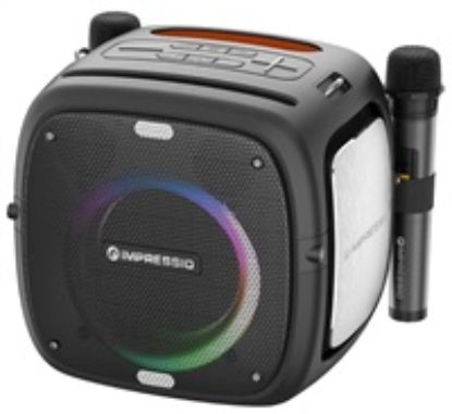 Obrázek C- TECH repro Impressio Qubis, Party, 80 W, 2x Mikrofón