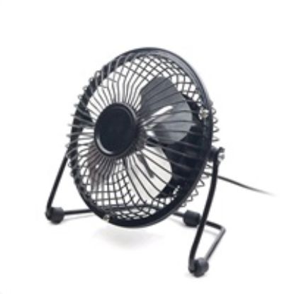 Obrázek C- TECH Ventilátor UF- 01, 100mm, USB, stolní, černá