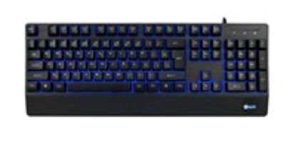 Obrázek C- TECH Klávesnice KB- 104BK, USB, 3 barvy podsvícení, černá, CZ/ SK