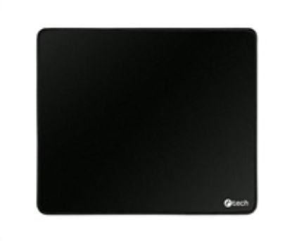 Obrázek C- TECH Podložka pod myš MP- 01, černá, 320 x 270x4mm, obšité okraje