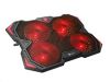 Obrázek C- TECH chladící podložka pod NTB Zefyros (GCP- 01R), casual gaming, 17, 3", červené podsvícení, regulace otáček