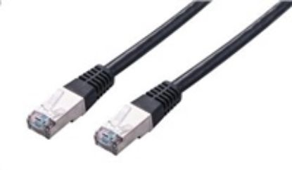 Obrázek C- TECH kabel patchcord Cat5e, FTP, černý, 0, 25m