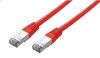 Obrázek C- TECH kabel patchcord Cat5e, FTP, červený, 0, 5m