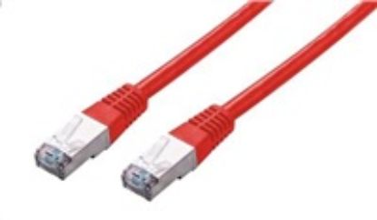 Obrázek C- TECH kabel patchcord Cat5e, FTP, červený, 1m