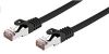 Obrázek C- TECH kabel patchcord Cat6, FTP, černý, 0, 5m