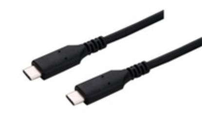 Obrázek C- TECH kabel USB 4.0, Type- C (CM/ CM), PD 100 W, 40Gbps, 1m, černý