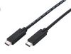 Obrázek C- TECH kabel USB 3.2, Type- C (CM/ CM), PD 100 W, 20Gbps, 1m, černý