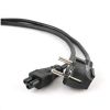 Obrázek C- TECH kabel síťový, 1, 8m VDE 220/ 230V, napájecí k notebooku, 3 pin Schuko