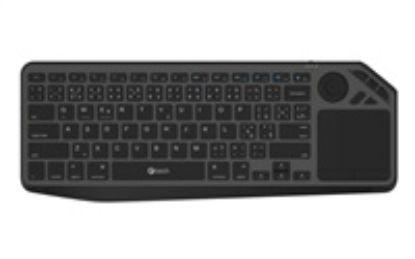 Obrázek C- TECH Klávesnice WLTK- 02, Bezdrátová, Touchpad, černá