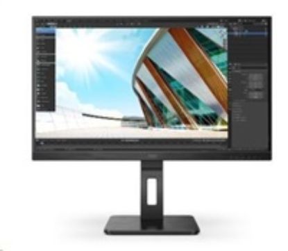 Obrázek AOC MT IPS LCD WLED 27" Q27P2Q - IPS panel, 2560 x 1440, D- Sub, HDMI, DP, USB, repro, pivot