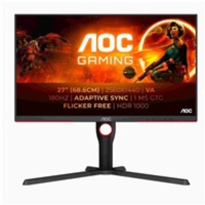 Obrázek AOC MT VA LCD WLED 27" Q27G3XMN/ BK - VA panel, 2560 x 1440, 180 Hz, HDMI, DP, pivot
