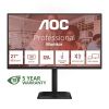 Obrázek AOC MT 27" 27E4CV - 1920 x 1080, IPS, 120 Hz, 1xHDMI, 1xDP, USB hub, USB- C, PD, RJ45, Repro, Pivot