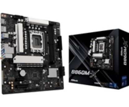 Obrázek ASRock MB Sc LGA1851 B860M- X, Intel B860, 2xDDR5, 1xDP, 1xHDMI, mATX