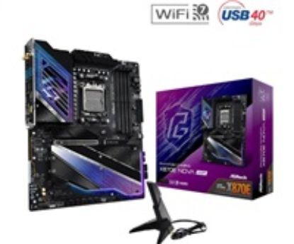 Obrázek ASRock MB Sc AM5 X870E NOVA WIFI, AMD X870, 4xDDR5, 1xHDMI, 2xUSB4, WI- FI