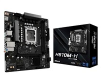Obrázek ASRock MB Sc LGA1851 H810M- H, Intel H810, 2xDDR5, 1xHDMI, mATX