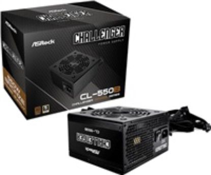 Obrázek ASROCK zdroj CL- 550B, 550 W, 80Plus Bronze, 120 mm, ATX 2.52